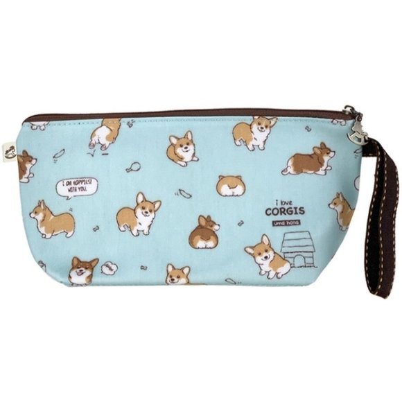 Uma Hana Handbags - Waterproof Corgi Dumpling Cosmetic Makeup Bag